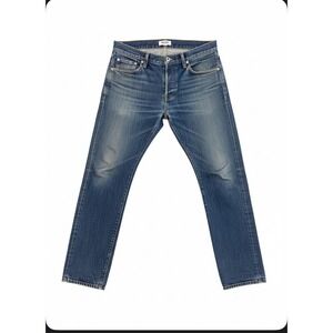 Buck Mason Standard Fit SELVEDGE Jeans Size 33(Fits 34x32)Dark Wash Made In USA